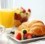 Brunch With Croissant and Fruit