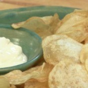 Homemade Potato Chips and Dip