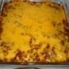 Burrito bake in an oven.
