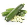 Zucchini on White Background