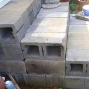Make Steps From Cinder Blocks