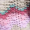 Reagan's Rosebuds Baby Afghan Closeup