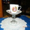 Tea Cup Pedestal Server