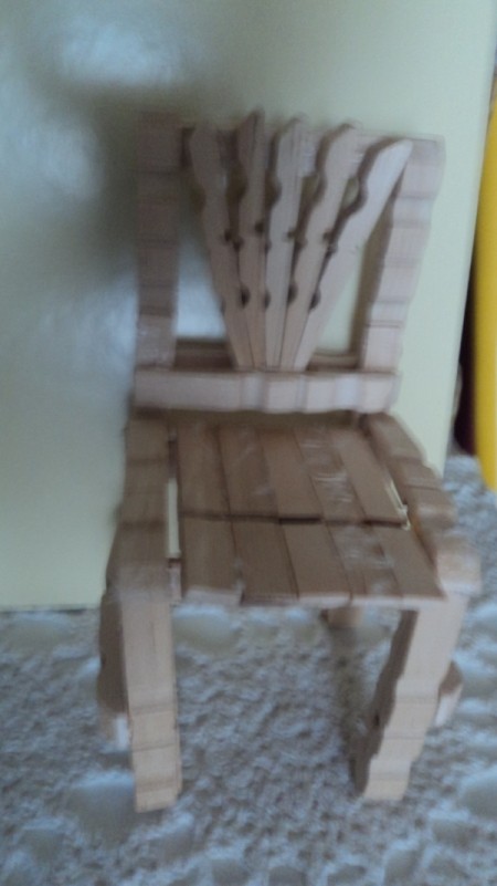 Clothes Pin Chairs