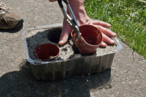 Removing Mold With Pliers