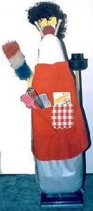 Decorated ironing board kitchen maid gift.