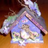 Mini birdhouse wedding shower favor