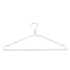 Wire Coat Hanger on White Background