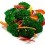 Broccoli Salad on White Background