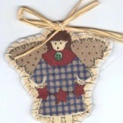 A patriotic Americana angel