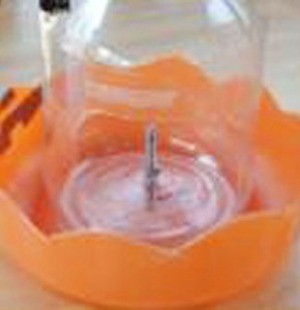 Attaching the jars to each other.