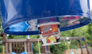 Fitting Wick Chamber in Bottom of Bucket