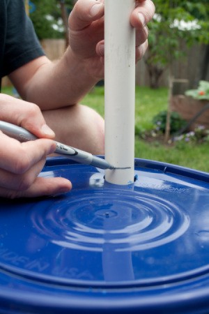 Marking PVC Pipe