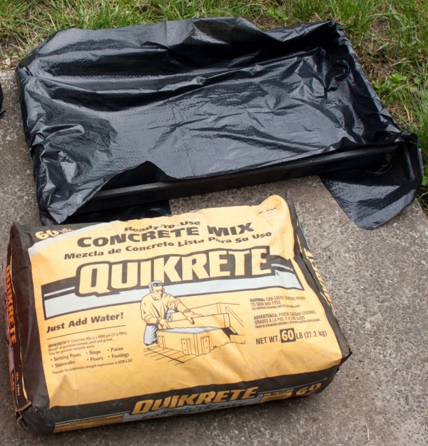 Concrete Mix with Lined Mold