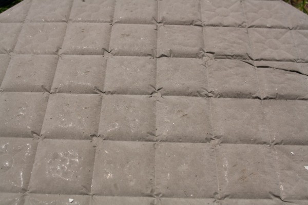 Close-up of Concrete Stepping Stone