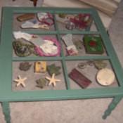 Old Window Table