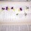 Pansies being pressed in a large book