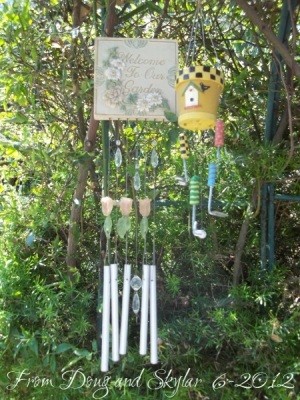 Windchime for Path Garden gate.