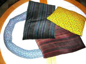 Pillows Made from Old Clothes