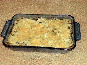 Finished Enchilada Casserole