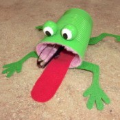 Finished Tin Can Frog