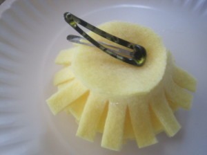 Glue on hair clip.
