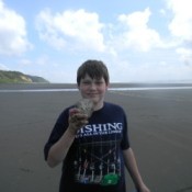 Finding Sand Dollars (Copalis Beach, WA)