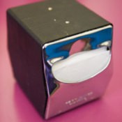 A napkin dispenser.