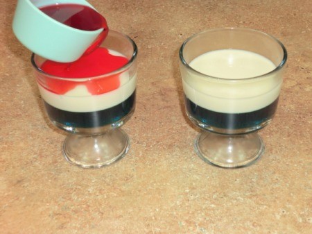 adding red jello layer