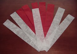 Cut strips of paper.