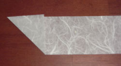 Folding paper.