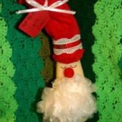 Santa decorated soap.