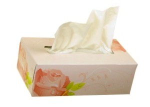 empty tissue box