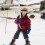 girl on ski lift