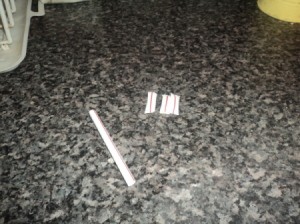 Single use salve made from straws