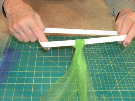 Putting the tutu together.