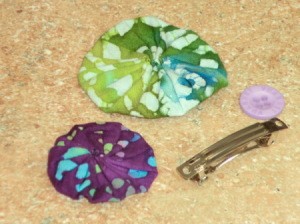 Supplies for blue/green and purple  barrett.