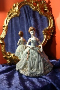 A porcelain doll from the 1950s.