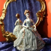 A porcelain doll from the 1950s.