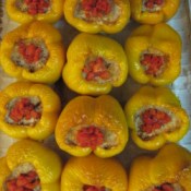 Stuffed Yellow Peppers