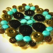 Finished button dish.