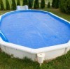 Cloudy water in an above ground pool.