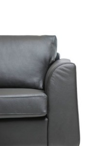 Dried Paint from a Leather Sofa