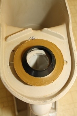 New Wax Ring in Place