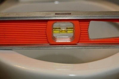 Leveling New Toilet