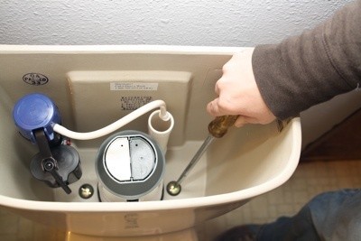Attach New Toilet Tank