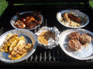 Use Pie Tins For Grilling