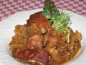 A plate of Polish Bigos