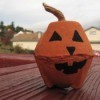 Egg Carton Pumpkin