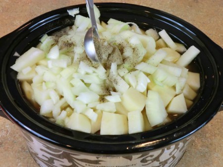 adding seasonings